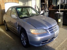 2002 HONDA ACCORD, SILVER, LX MODEL, 3.0, VTEC, AT.  A25216